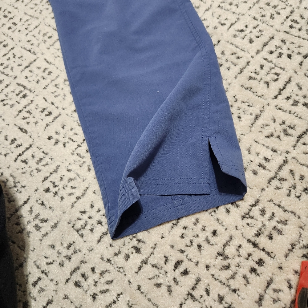 Figs Women's Technical Collection Scrub Pants Drawstring Blue Strait Leg M/P - Picture 12 of 14